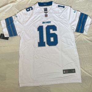 New! Jared Goff Michigan Detroit Lions white Football Jersey Adult Men's